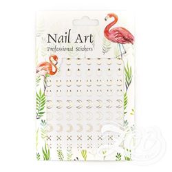 Наклейки металлизированные микс золото