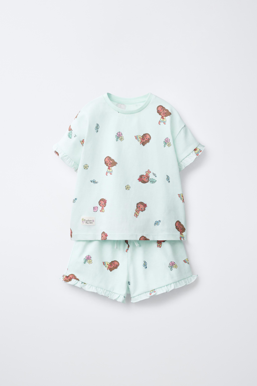 ZARA ПИЖАМА VAIANA © DISNEY, ЖЕЛТЫЙ