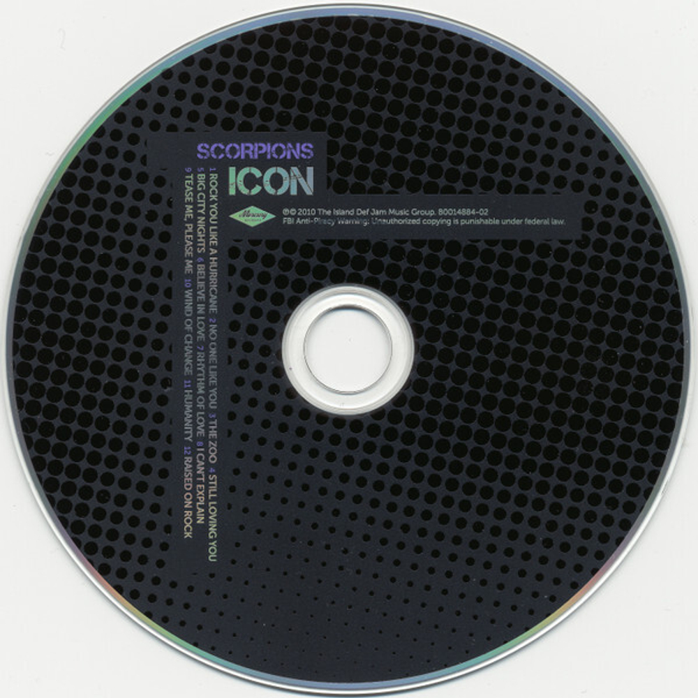 CD Scorpions - Icon (Мексика 2010г.)