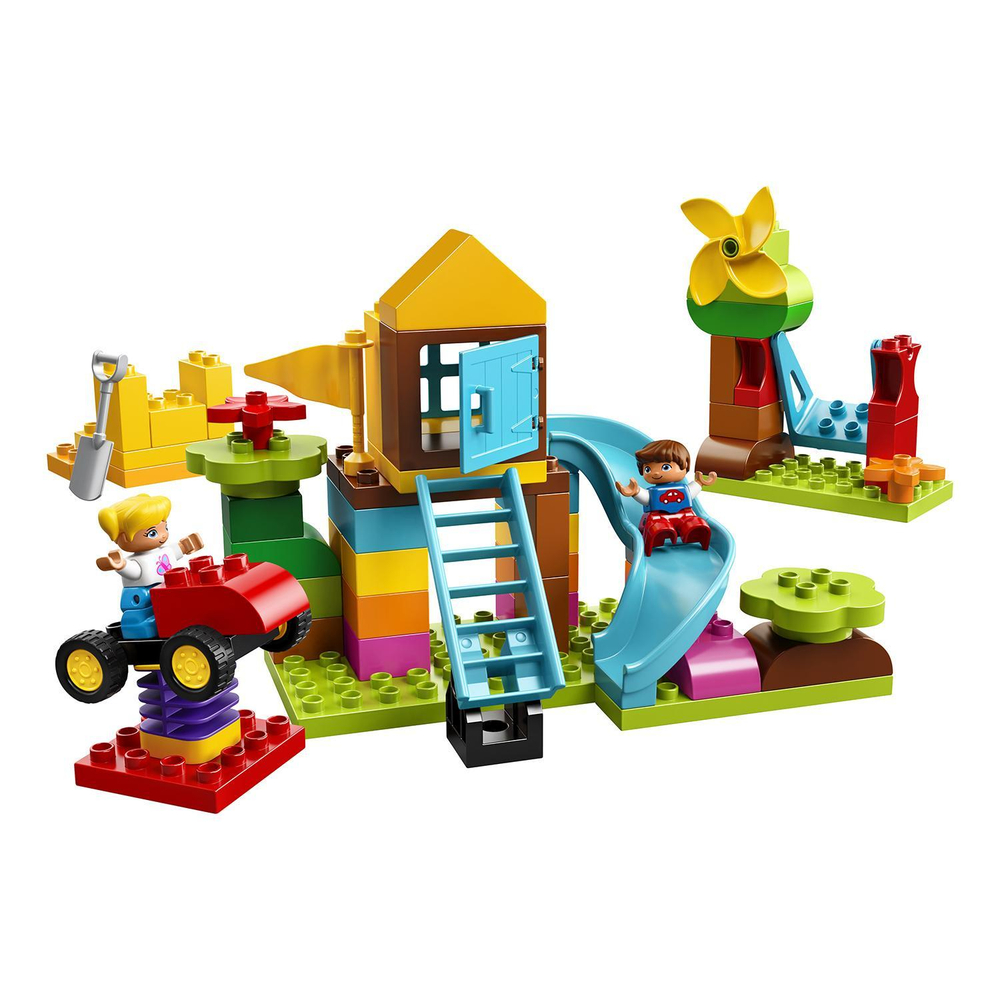 LEGO Duplo: Большая игровая площадка 10864 — Large Playground Brick Box — Лего Дупло