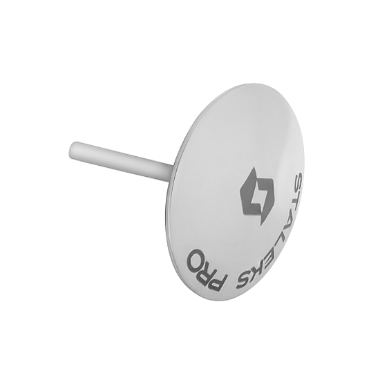 Диск металлический педикюрный зонтик PODODISC STALEKS PRO L в комплекте с сменным файлом-кольцом 180 грит 5 шт (25 мм)