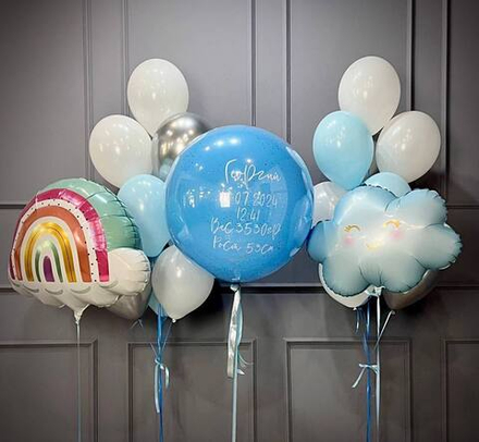 Набор на выписку «В облаках на радуге» №2