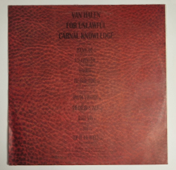 Винтажная виниловая пластинка LP Van Halen For Unlawful Carnal Knowledge (Россия 1993)