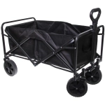 Тележка садовая складная 4 колеса 94*53*54/99см. черная
