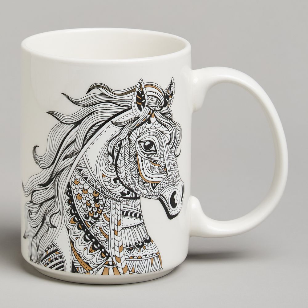 КРУЖКА LEFARD "ЛОШАДЬ" 500МЛ 13,8*8,7*11,7СМ