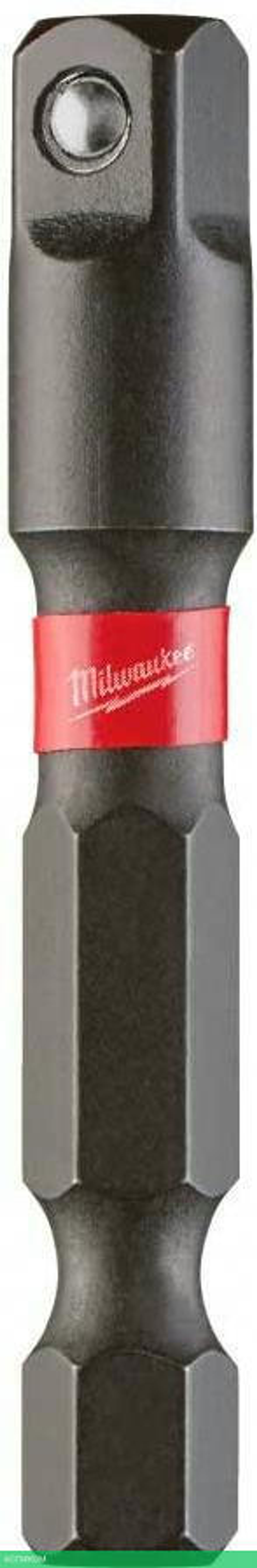 Адаптер ударный для головок Milwaukee Shockwave 1/4" HEX-1/4" квадратный (4932471826)