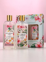 Подарочный набор «Самой милой», гель для душа и шампунь для волос, 2×250, Чистое счастье