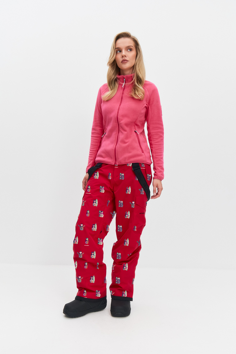 Брюки горнолыжные утепленные (маджента\пурпурные)