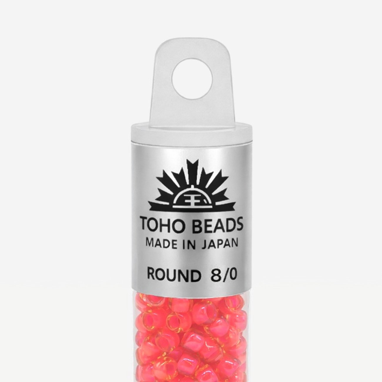 Японский бисер TOHO Round 8/0 (№979), окрашенный изнутри глянцевый