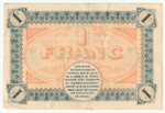 France, 1 Franc - Chalon-sur-Saône, Autun & Louhans, 1920 – Regionalism & Emergency Issue, VF