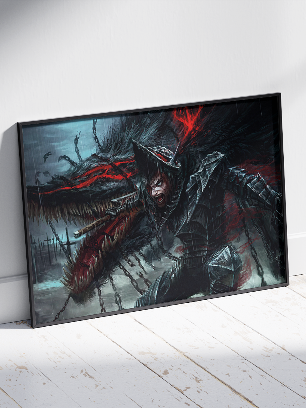Постер плакат Гатс В Ярости Berserk Берсерк