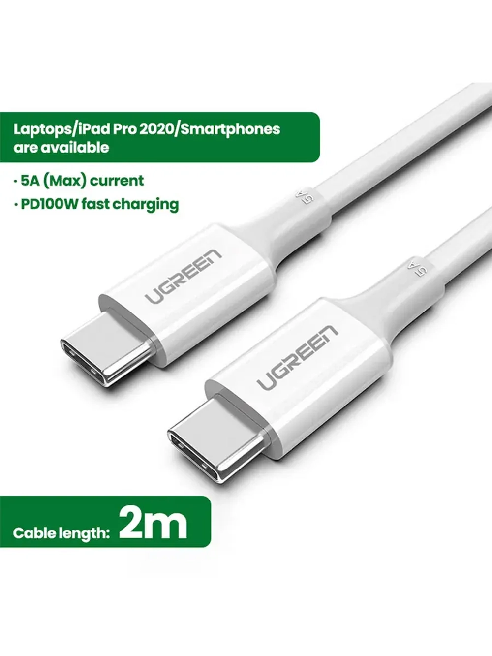 Type-C провод Угрин 100W с быстрой зарядкой для iPhone 16