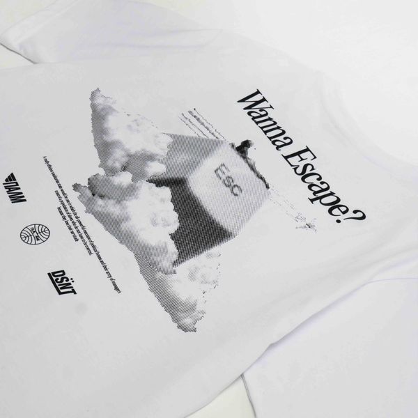 Футболка Wanna Escape in White - фото 8