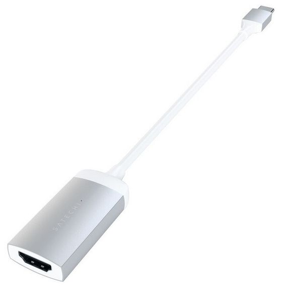 Адаптер Satechi Aluminum Type-C to HDMI (ST-TC4KHAS) Silver / Серебристый