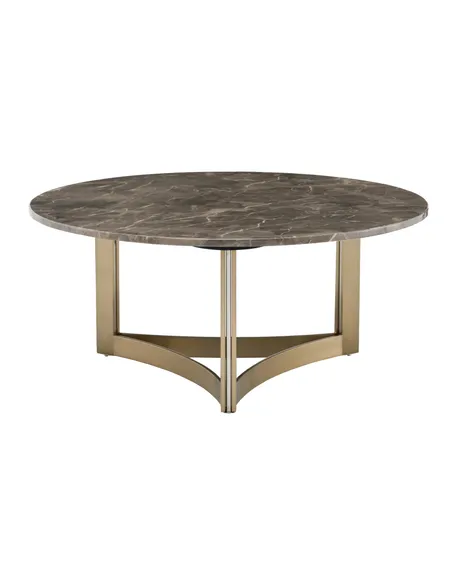 Журнальный столик Кассия 90*90 см темная керамика