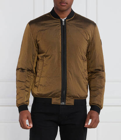 Куртка бомбер Overse BOSS ORANGE - коричневый(50496479)