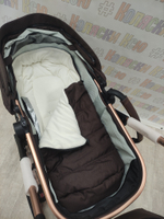 Коляска трансформер Farfello Aimile Original New Gold шоколадный