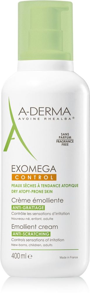 A-Derma смягчающий крем для тела для сухой и атопической кожи Exomega