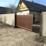 Сдвижные ворота с автоматикой 4/1,65