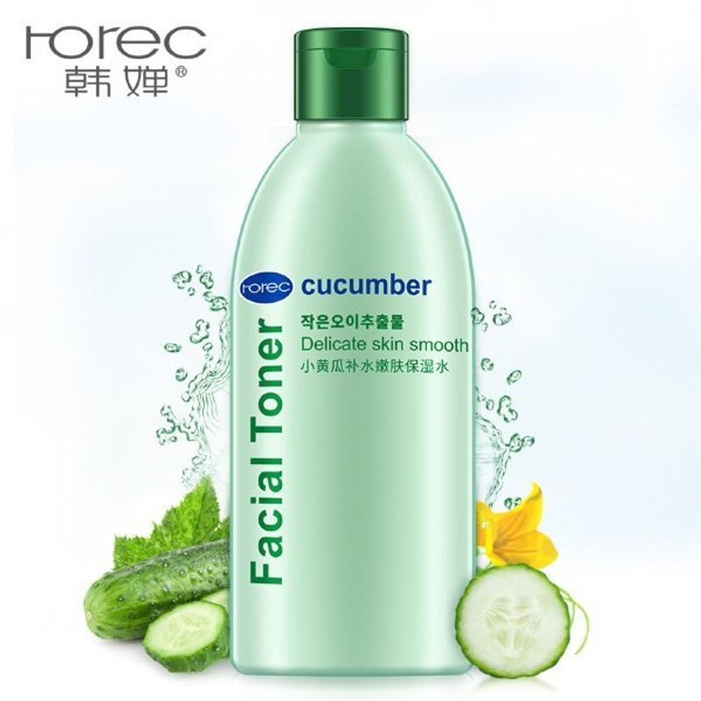 Тонер для лица Rorec с экстрактом огурца Cucumber, 120 мл