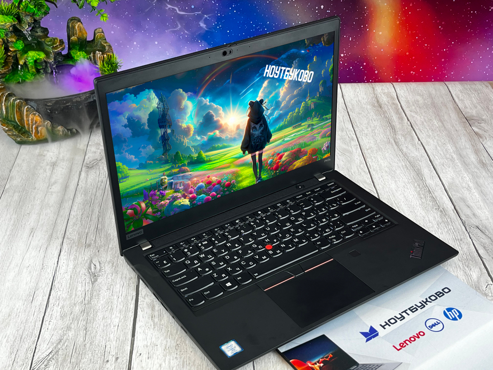 Ноутбук Intel Lenovo P43s Соre i7-8665U, 14" 1920х1080 FullHD IРS Touch, NVIDIA Quadro P520, русская раскладка, Windows 10Pro
