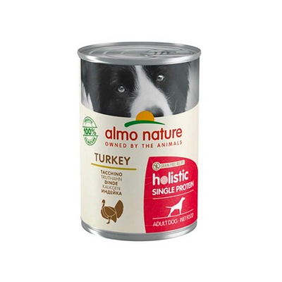 Almo Nature Holistic 400 г (индейка) - консервы монобелковые для собак с чувствительным пищеварением