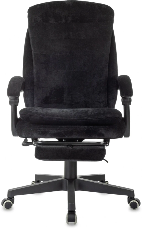 Кресло руководителя Бюрократ T-9950MSG-F Fabric черный Light-20 крестов. пластик подст.для ног