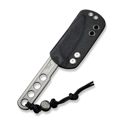 Нож CIVIVI Fixed Blade Circulus сталь 10Cr15CoMoV, рукоять из нержавеющей стали с каменной отделкой серая