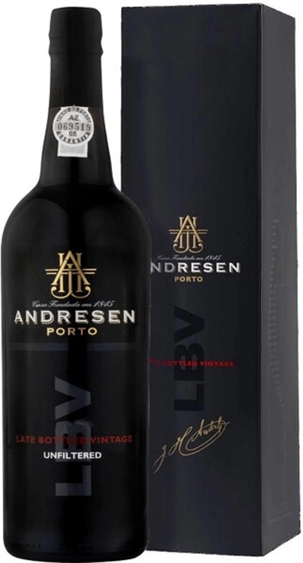 Портвейн Andresen Late Bottled Vintage, 0.75 л