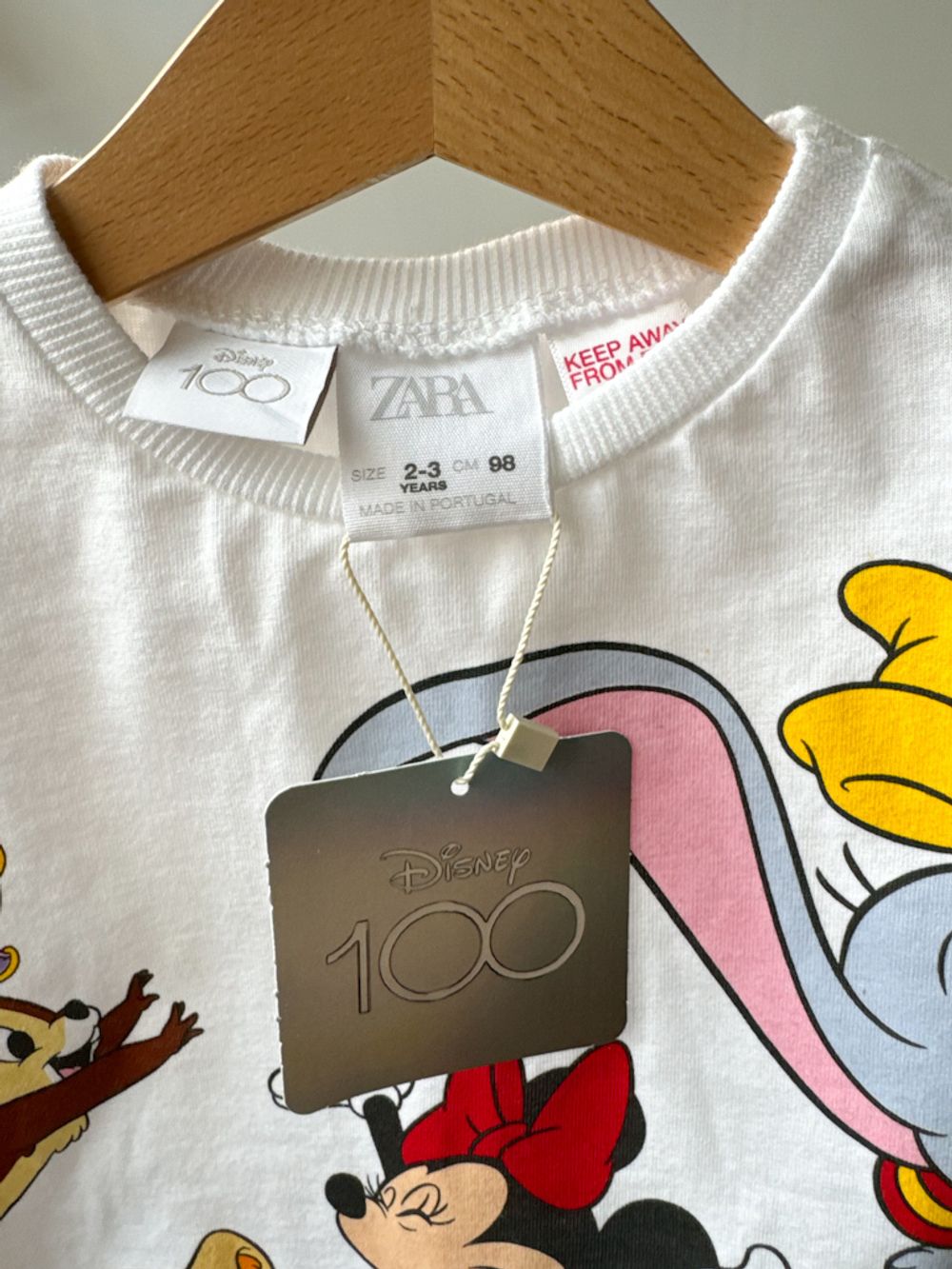 Новая хлопковая футболка Zara, 98