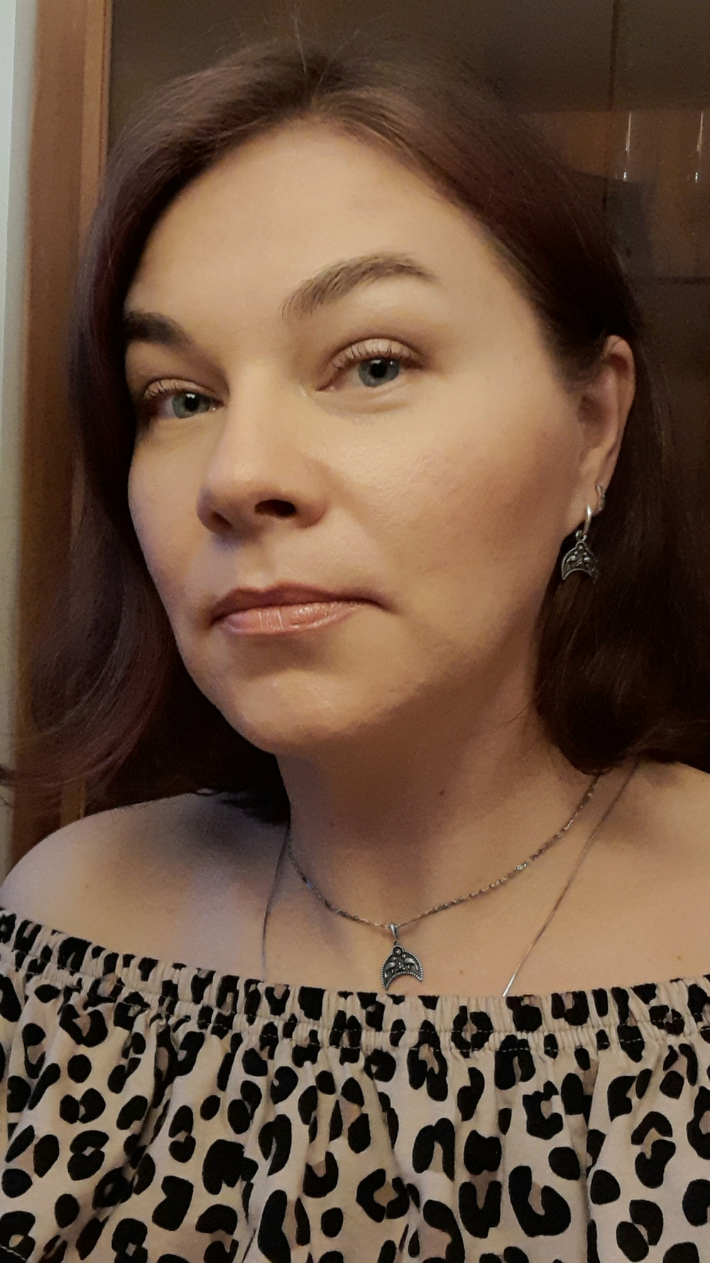 Серьги "Лунница" с птичками мал.