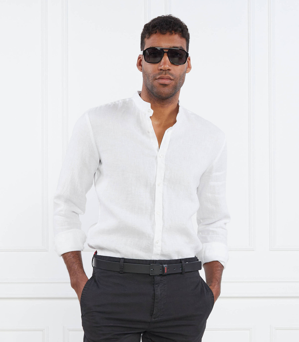 Льняная рубашка Elvory HUGO - белый(50490740)