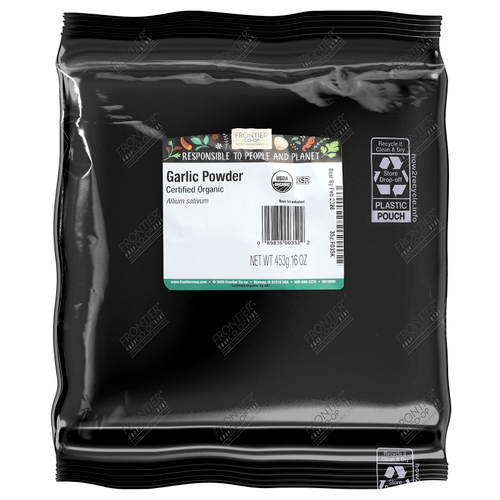 Frontier Co-op, органический чесночный порошок, 453 г (16 унций)