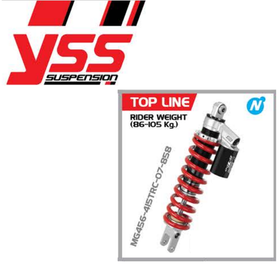 MG456-415TRC-07-858. Rear shock absorber YSS, 415mm, For Honda CRF250-300 all L-M-Rally