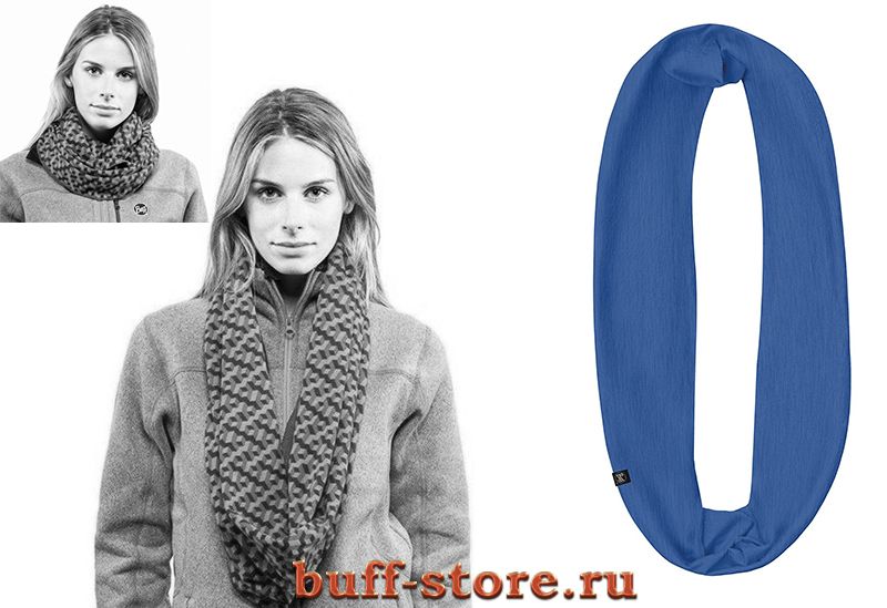 Снуд Buff Solid Azure Blue Фото 1