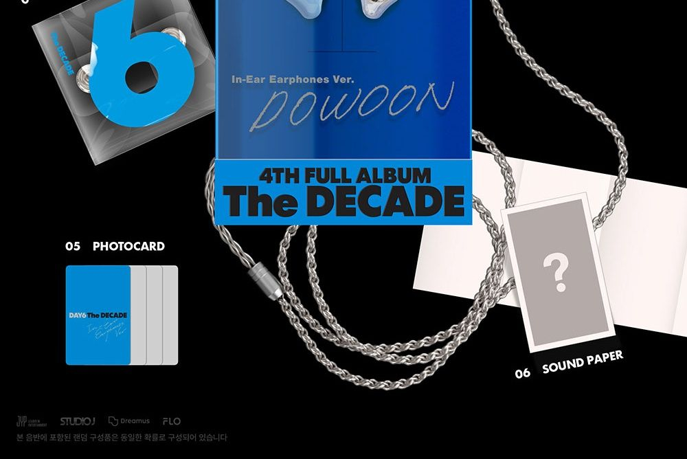 Альбом DAY6 - THE DECADE 4th Full Album IN-EAR EARPHONES RANDOM Version