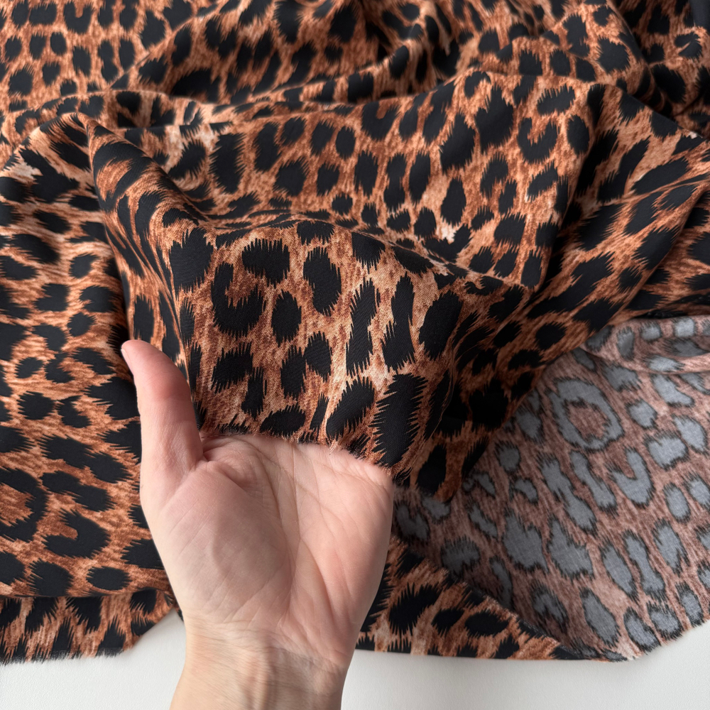 Штапель Лео тёмный