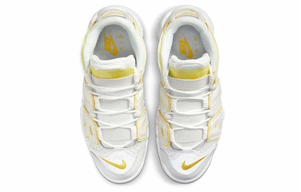 Кроссовки Nike Air More Uptempo "Light Citron" (Женская размерная сетка)