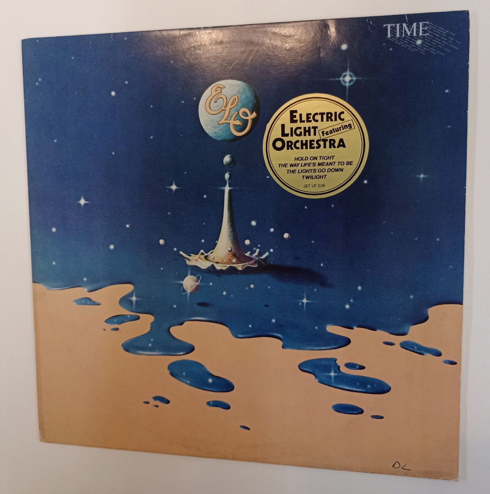 Винтажная виниловая пластинка LP ELO Elictic Light Orchestra Time (Holland 1981)