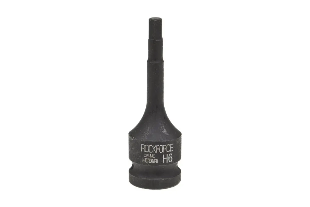 Головка-бита 6мм 1/2" 6-гранная ударная L=78мм ROCKFORCE RF-24407806MPB