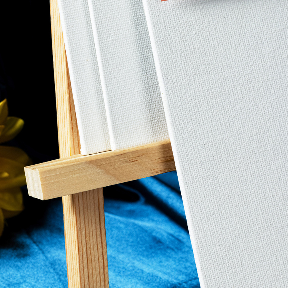 Холст на картоне DELI "Finenolo", 50х70 см, 280 г/м2, среднее зерно, хлопок