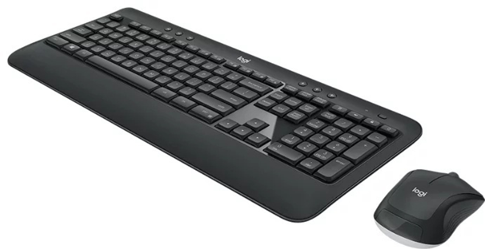 КЛАВИАТУРА LOGITECH MK540 ADVANCED, WIRELESS, BLACK, USB, 2 Х AAA + МЫШЬ, 1 Х AA