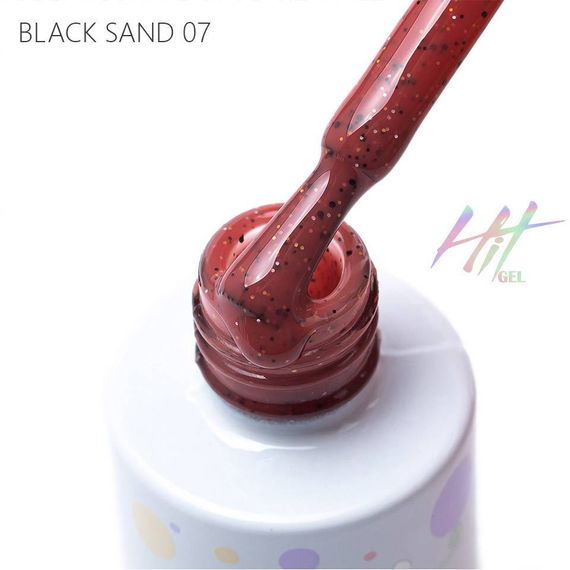 ГЕЛЬ-ЛАК BLACK SAND №07 ТМ &quot;HIT GEL&quot;, 9 МЛ