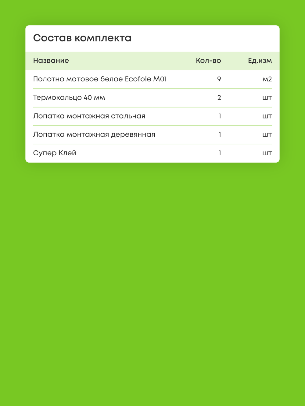 Матовый натяжной потолок 9 м2