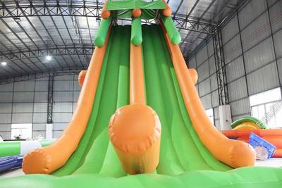 Водная горка «Мандаринка» для вышки (опоры), 9×4×5 м