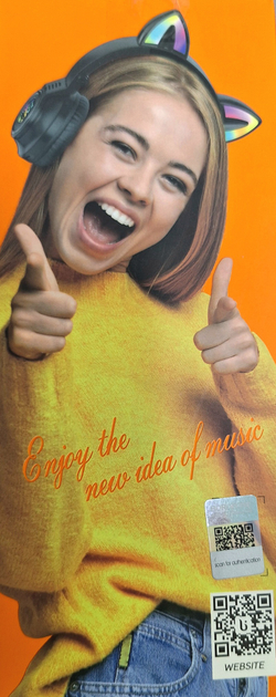 347_ Беспроводные внешние наушники BOROFONE BO18 Cat ear BT headset черные ш/к 6974443384949