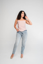 Топ женский летний на тонких бретелях под пиджак вечерний на молнии на лето базовый повседневный на каждый день блузка алый бордовый яркий легкий универсальный удобный