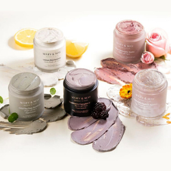 Mary&May Rose Hyaluronic Hydra Clow Wash off Pack увлажняющая глиняная маска для лица с экстрактом розы
