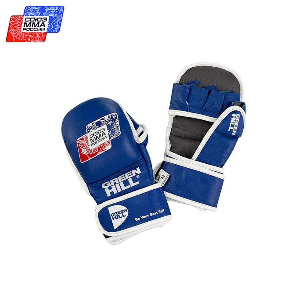 MMU-0117u Перчатки СОЮЗ MMA РОССИИ синие