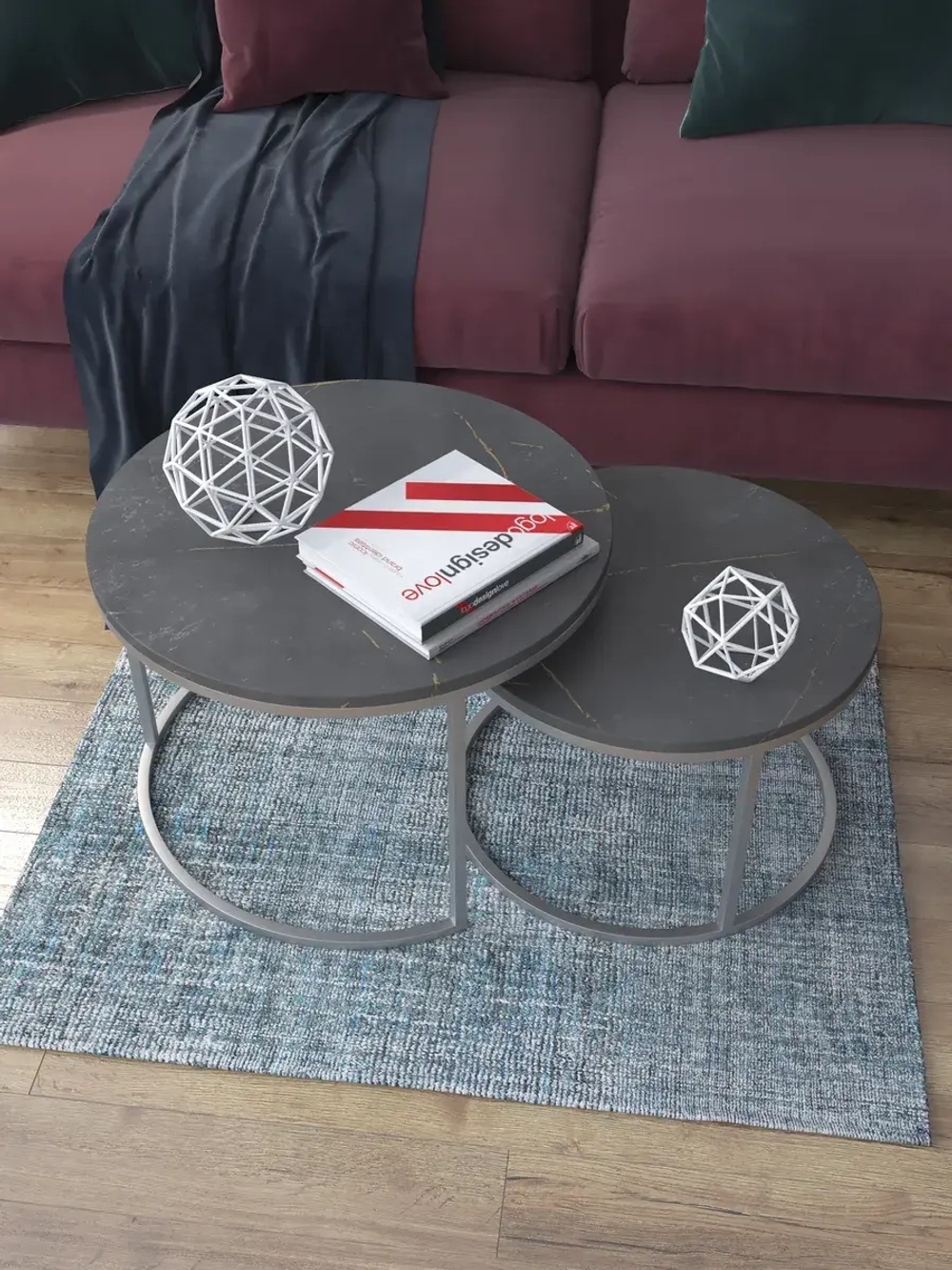 Комплект журнальных столов Акцент - СЗЧ - МДФ в ПВХ